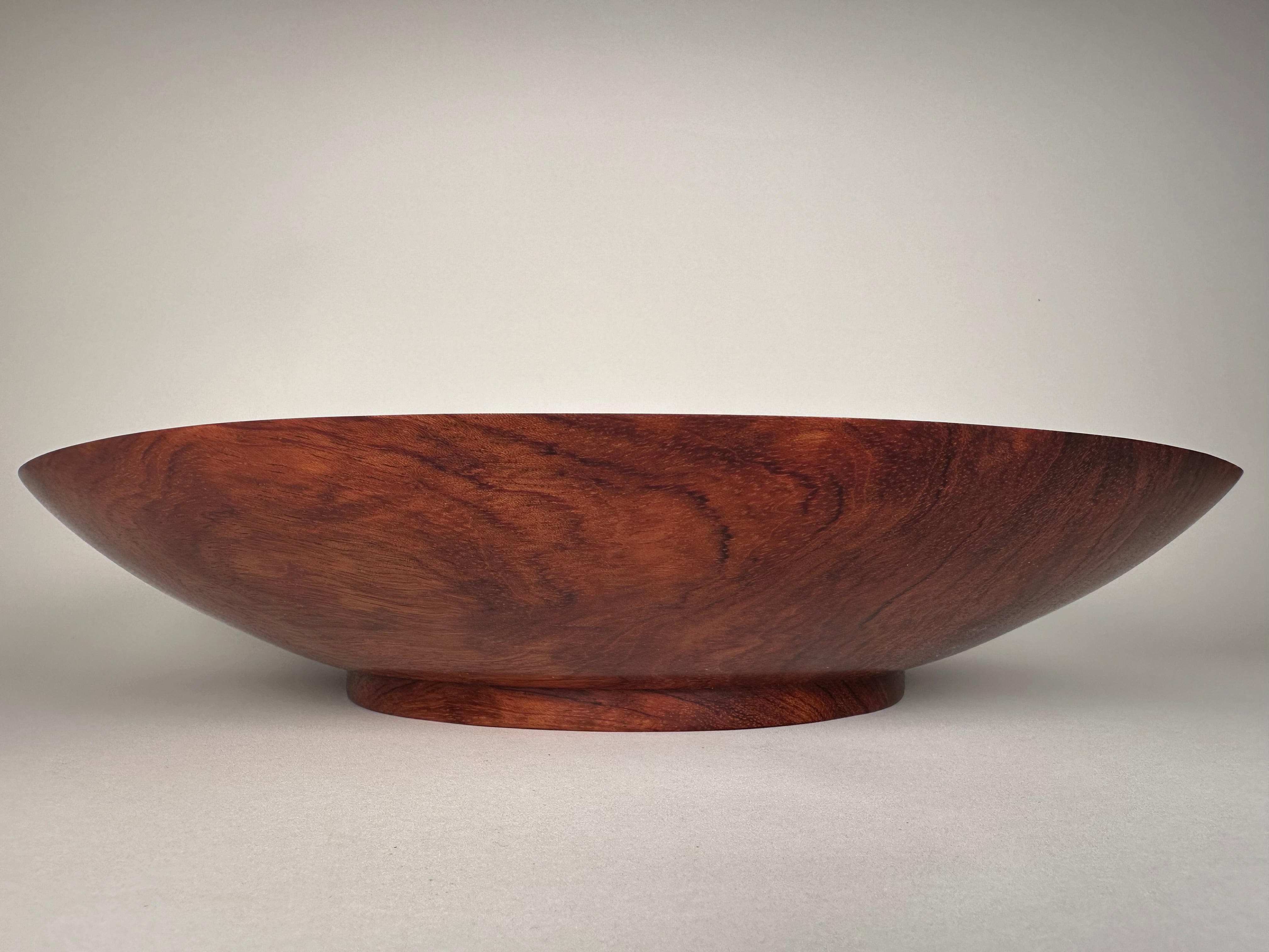 15” Figured Bubinga Bowl - Side View