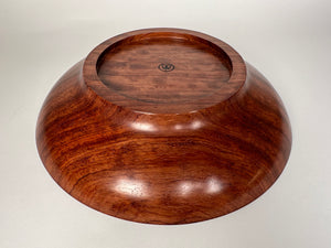 12” Figured Bubinga Bowl - Bottom View