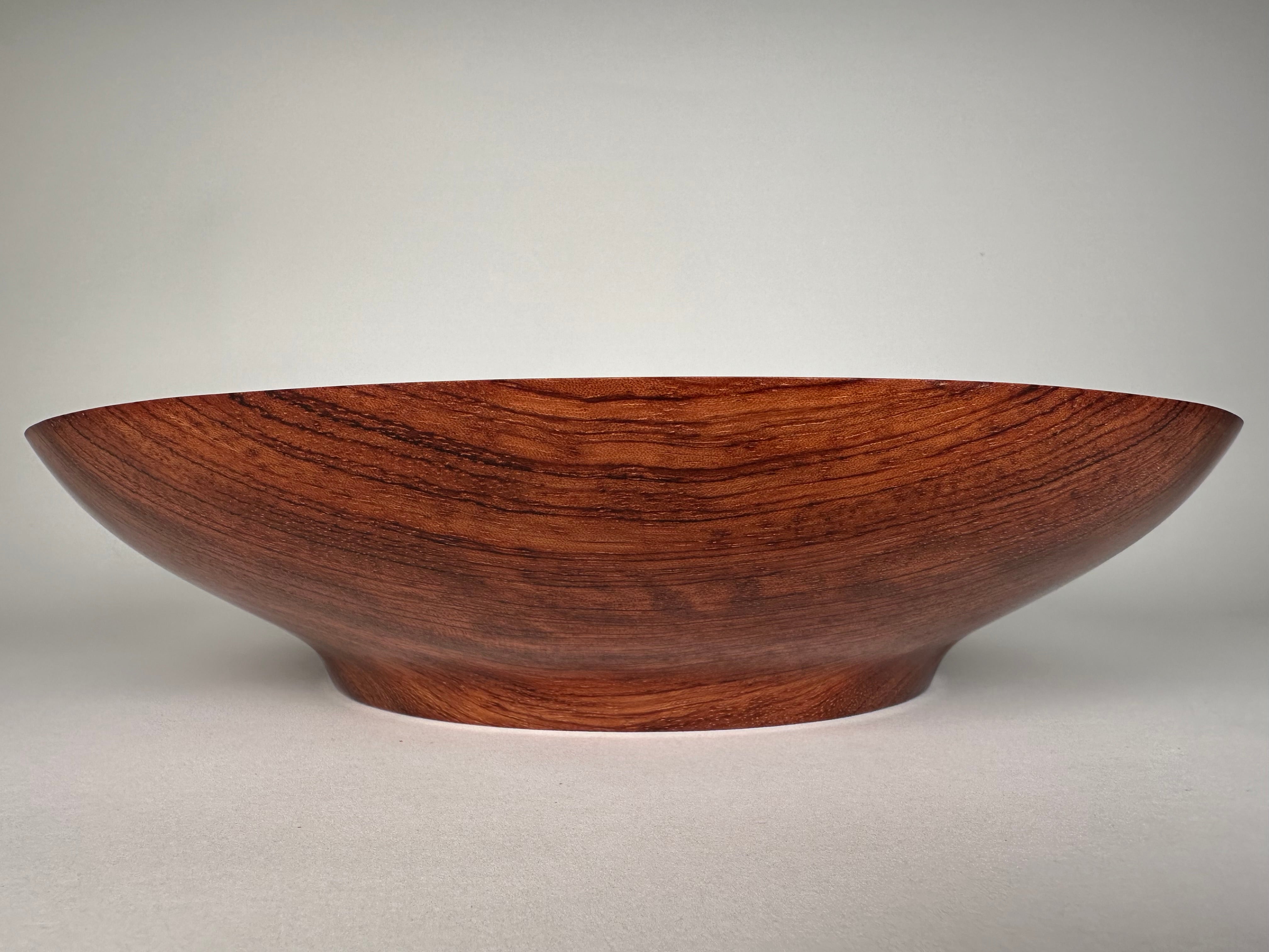 12” Figured Bubinga Bowl - Side View