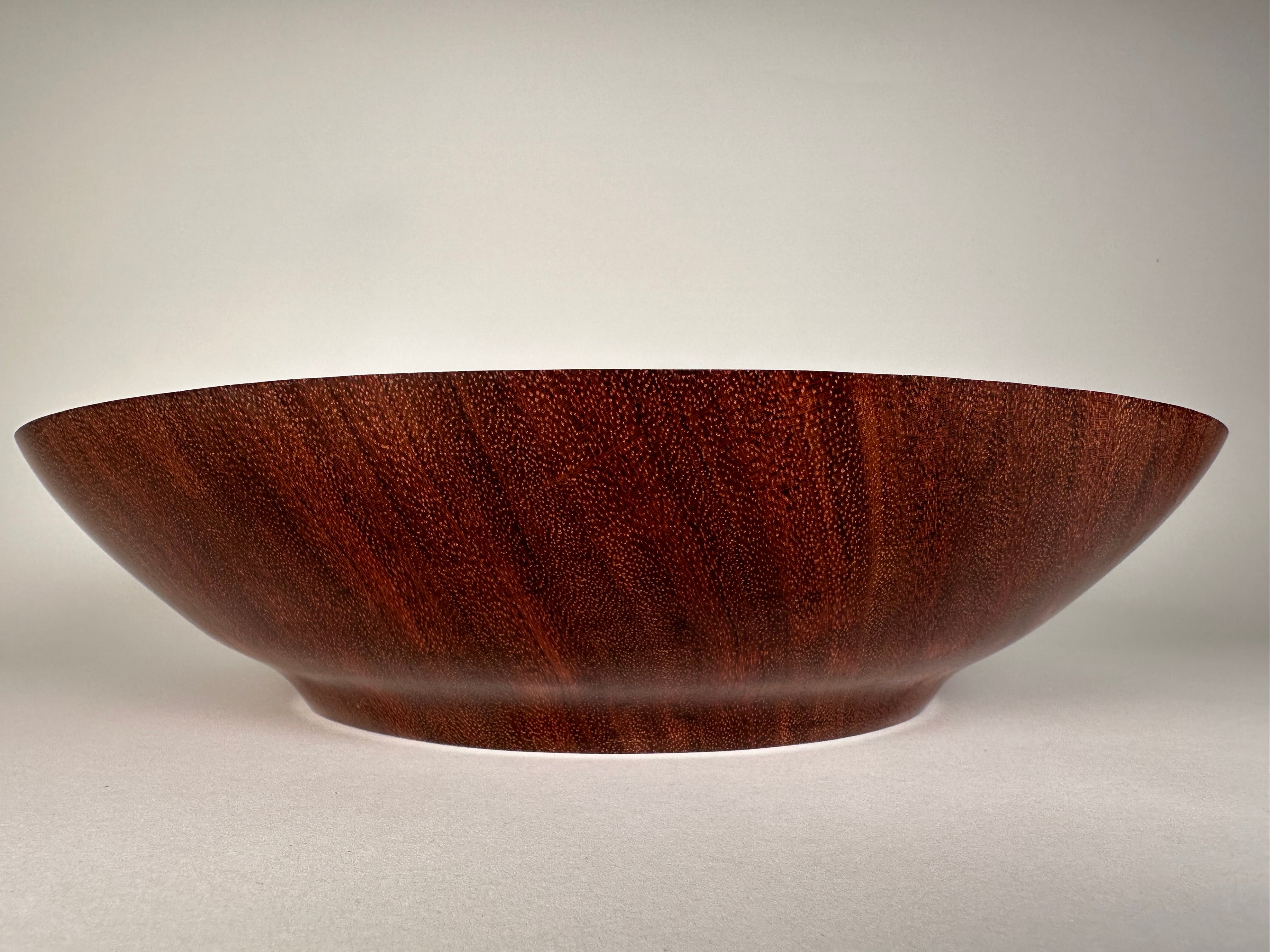 12” Figured Bubinga - Side View