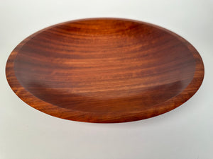 14” Figured Bubinga Bowl - Top/Side View