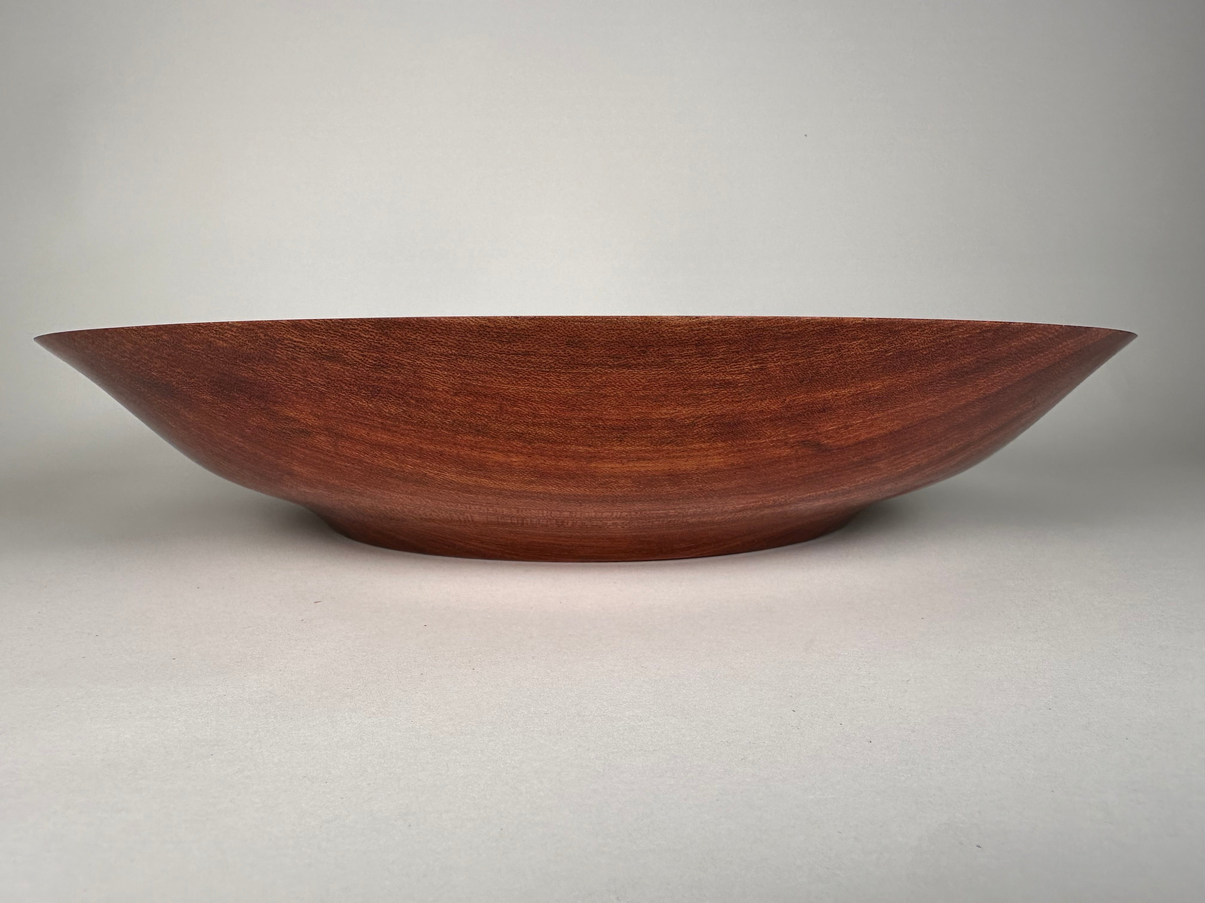 14” Figured Bubinga Bowl -Side View