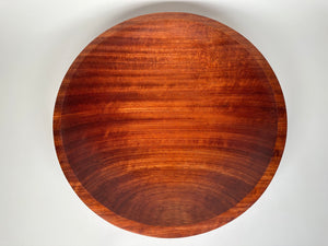 14” Figured Bubinga - Top View