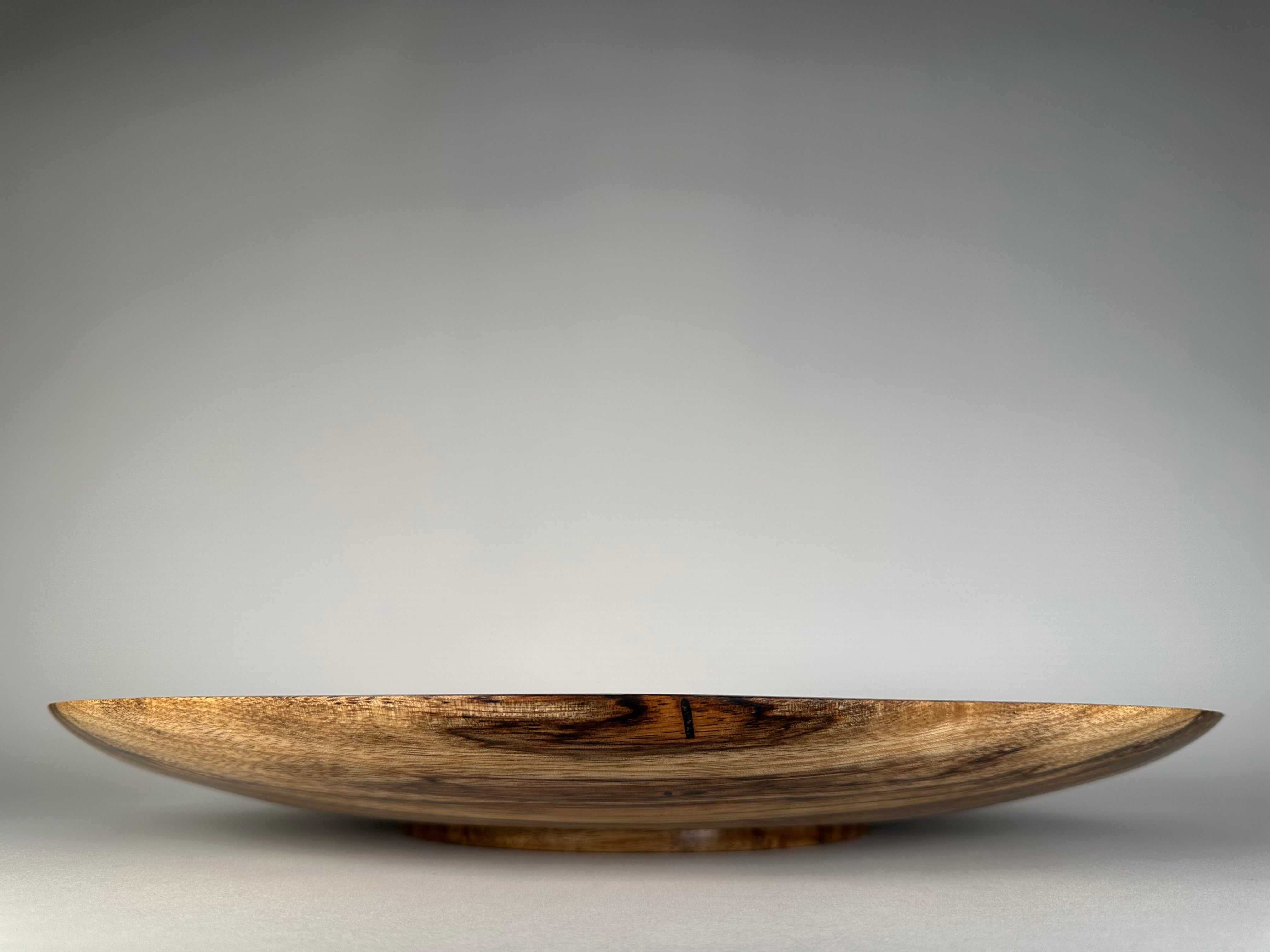 17” Black Limba Bowl - Side View