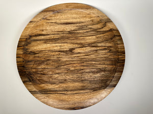 17” Black Limba Bowl - Top View
