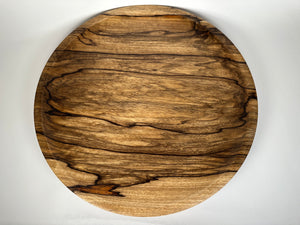 20” Black Limba Bowl - Top View