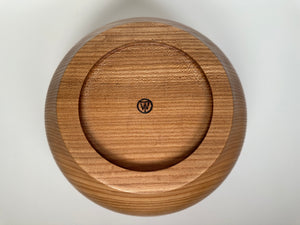 11” American Elm Bowl - Bottom View