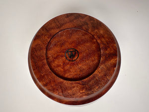 7” Pomelle Sapele Bowl - Bottom View