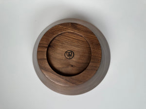 7” Black Walnut Bowl - Bottom View