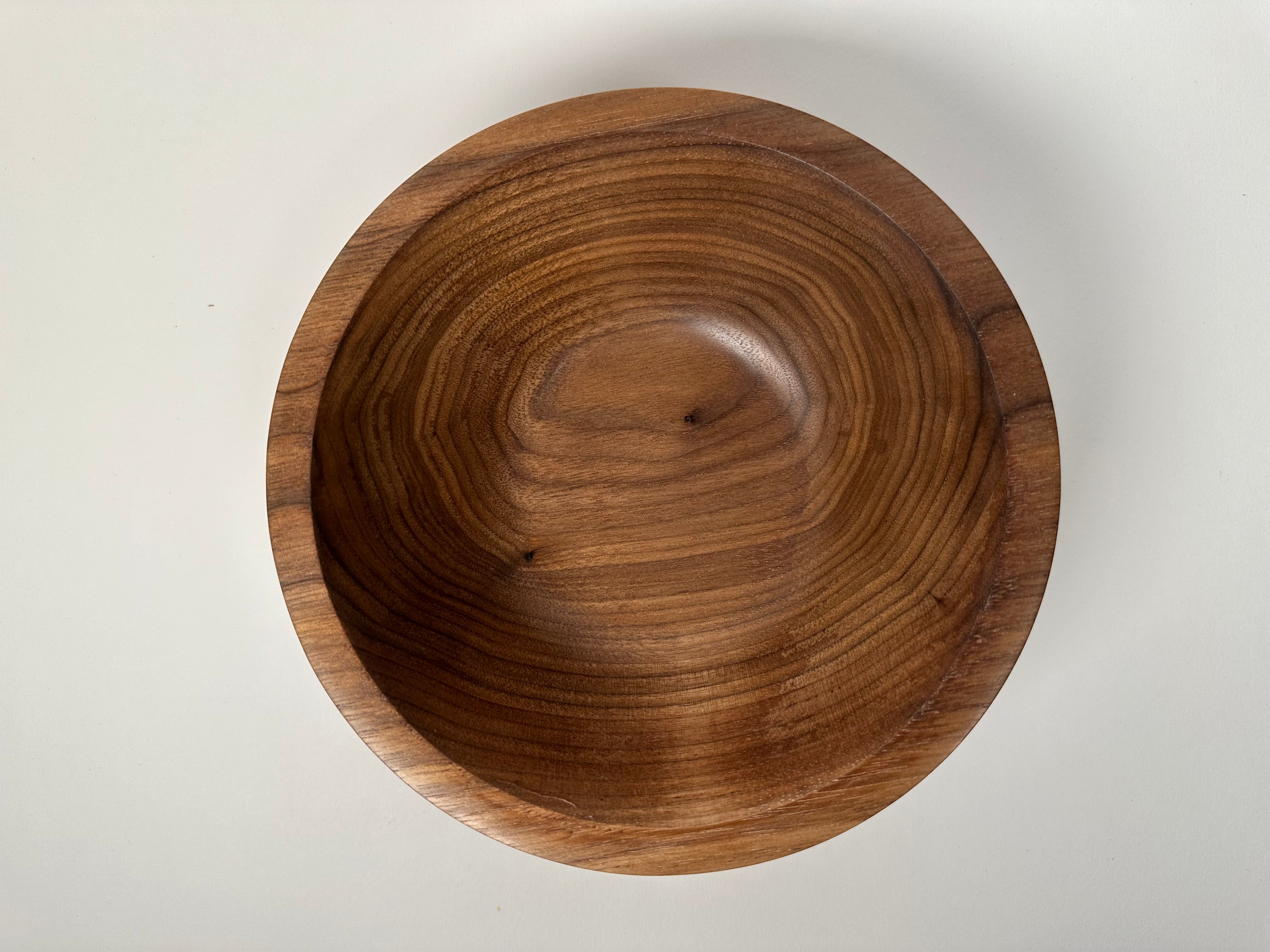 7” Black Walnut Bowl - Top View