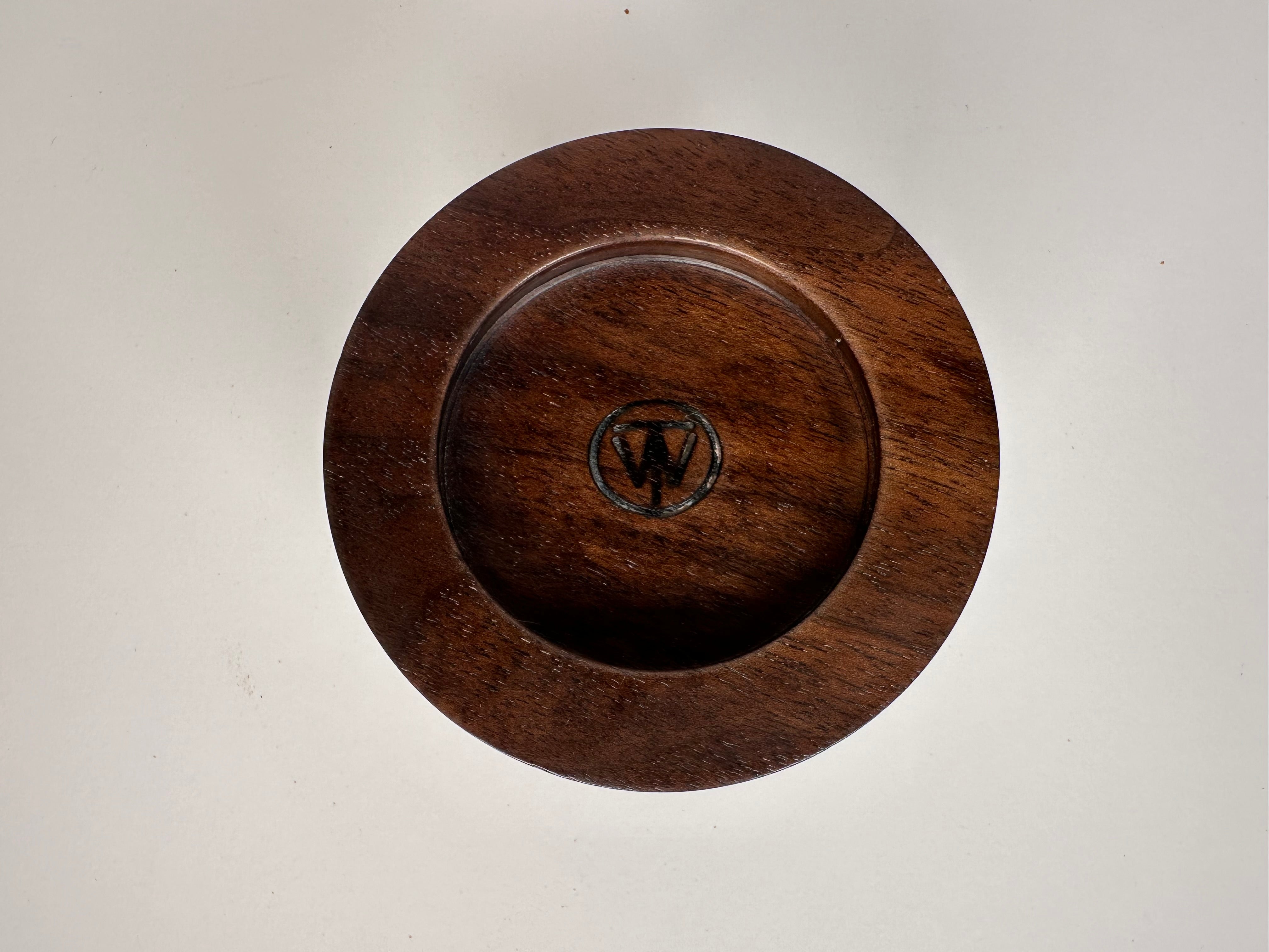 4” Black Walnut Bowl - Bottom View