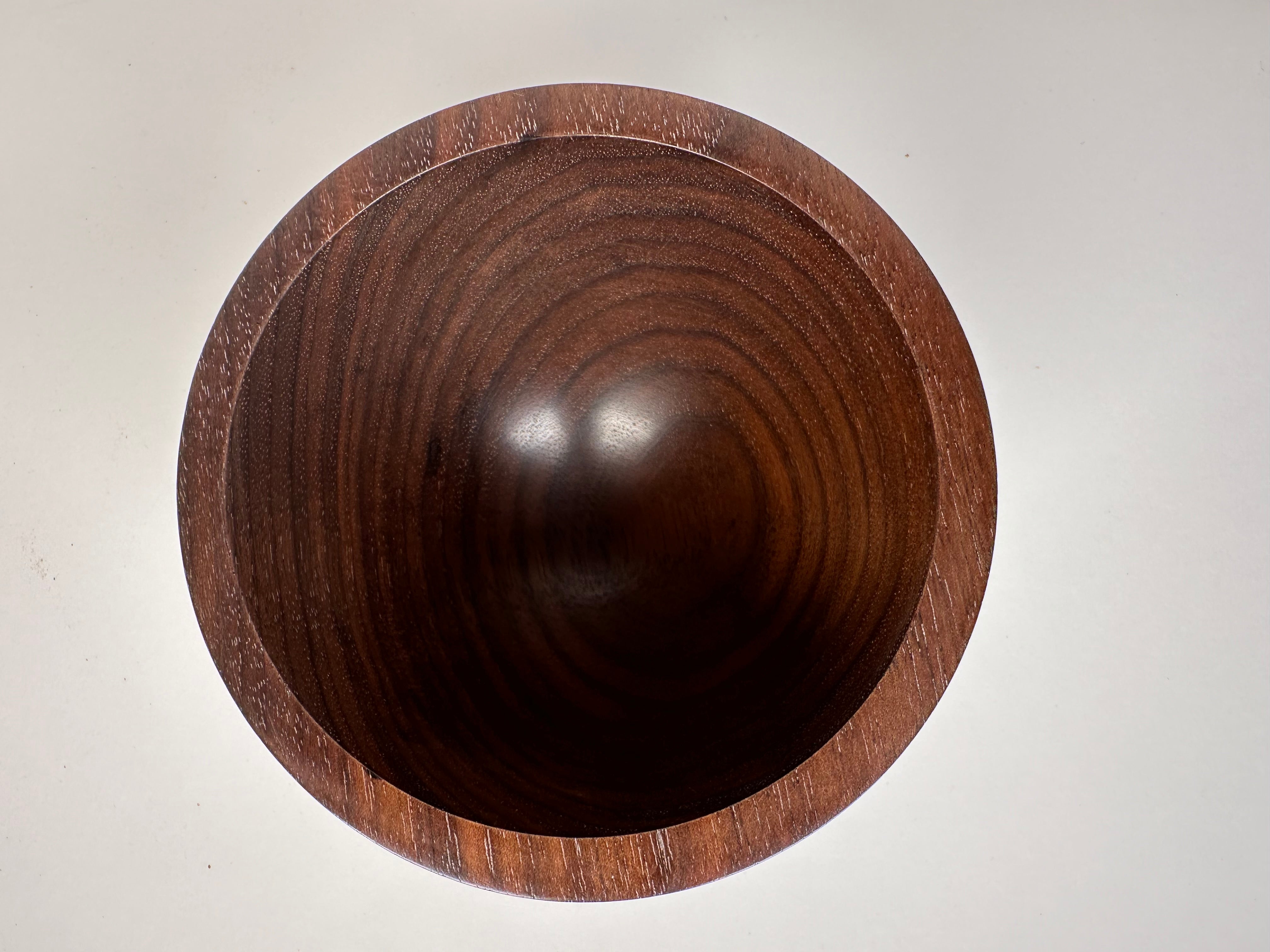 4” Black Walnut Bowl - Top View