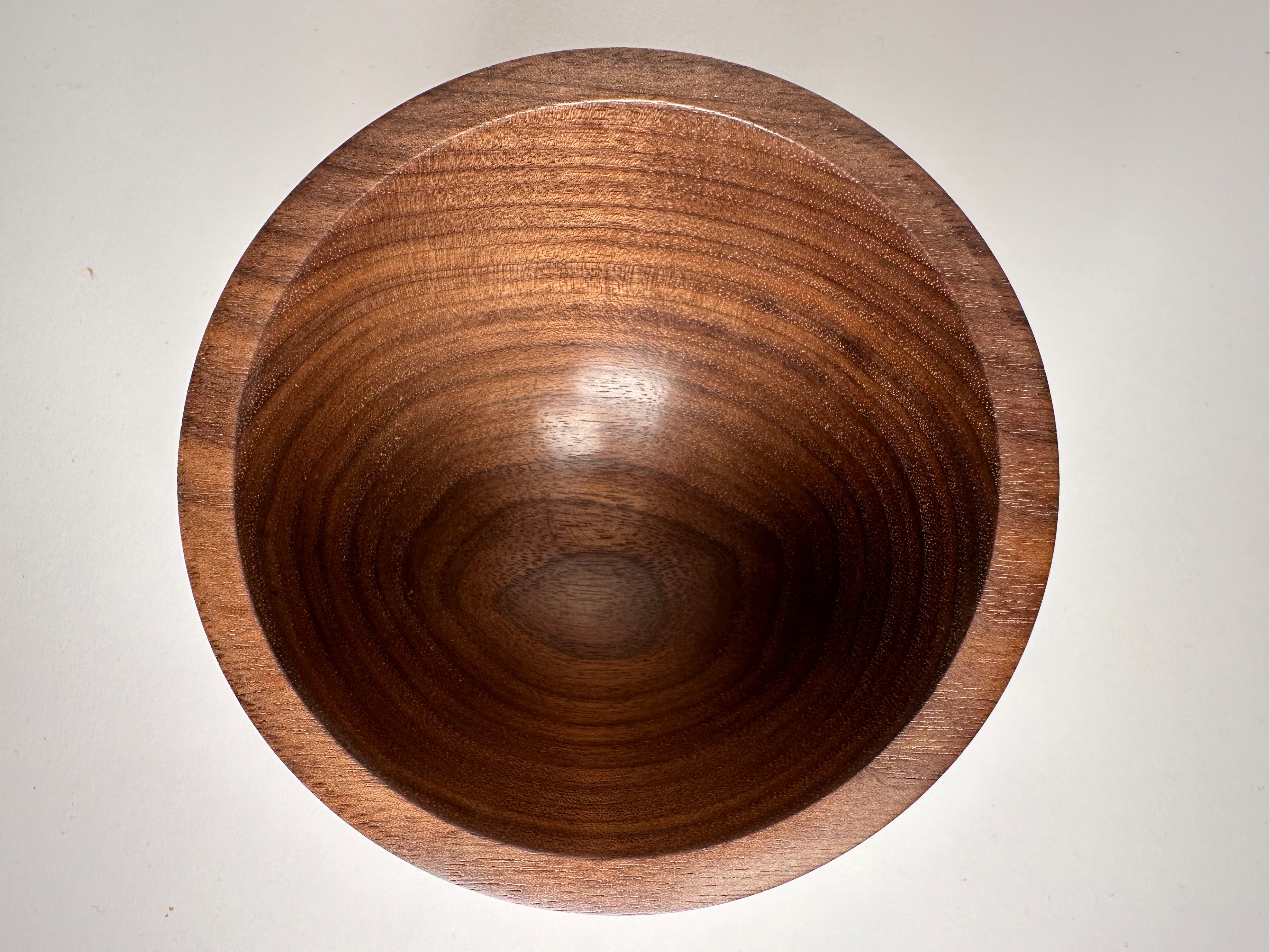 5” Black Walnut Bowl - Top View