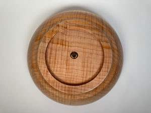 11” Flame Maple (MA) Bowl - Bottom View