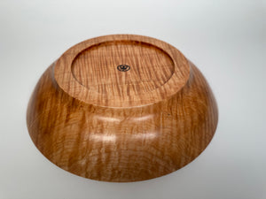 11” Flame Maple (MA) Bowl - Bottom View