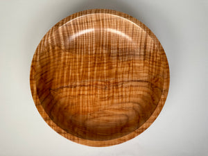 9” Spalted Flame Maple (MA) Bowl - Top View