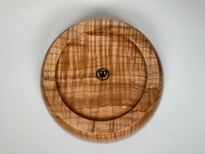 9” Spalted Flame Maple (HF) Bowl - Bottom View