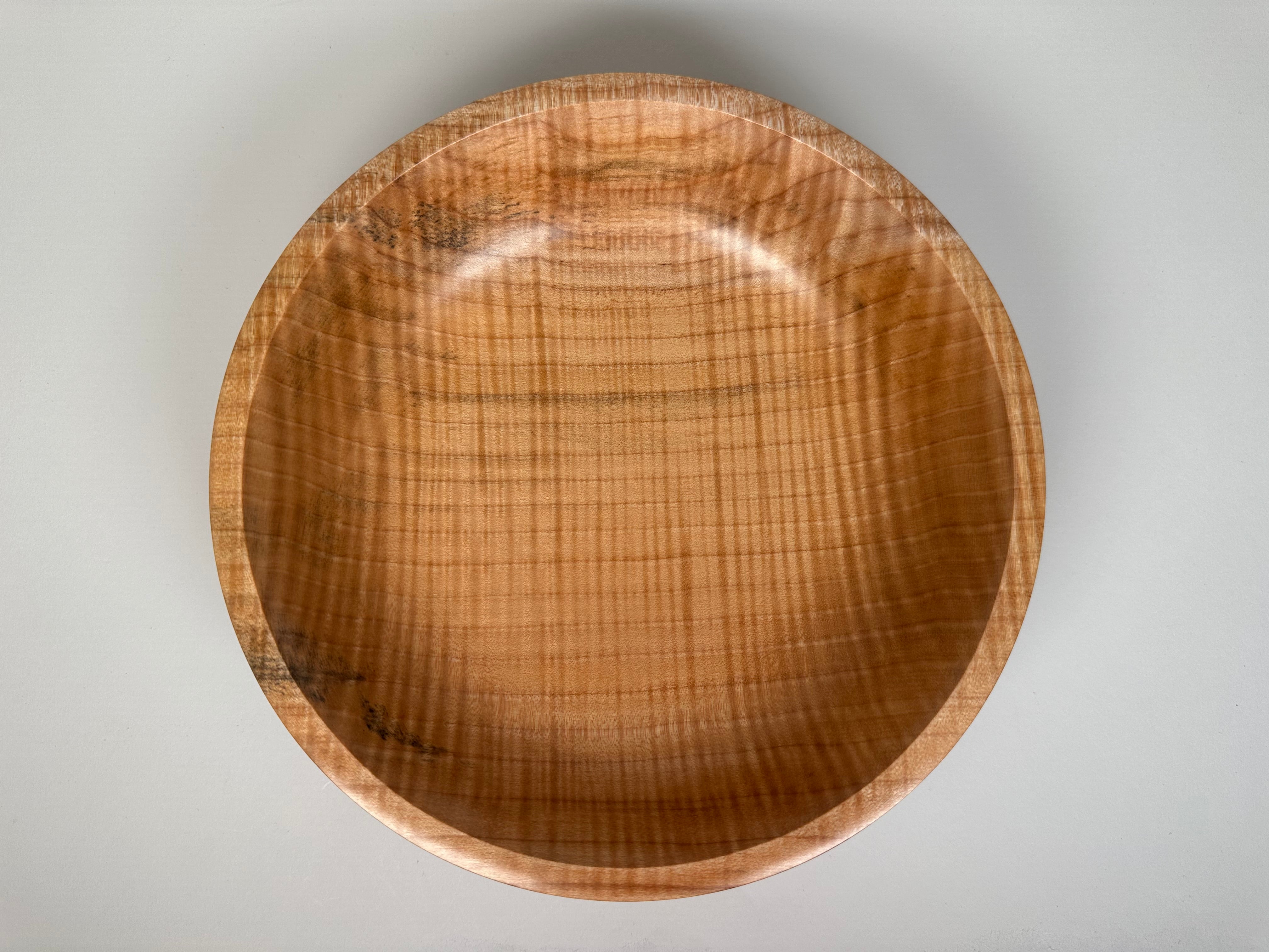 9” Flame Maple (MA) Bowl - Top View