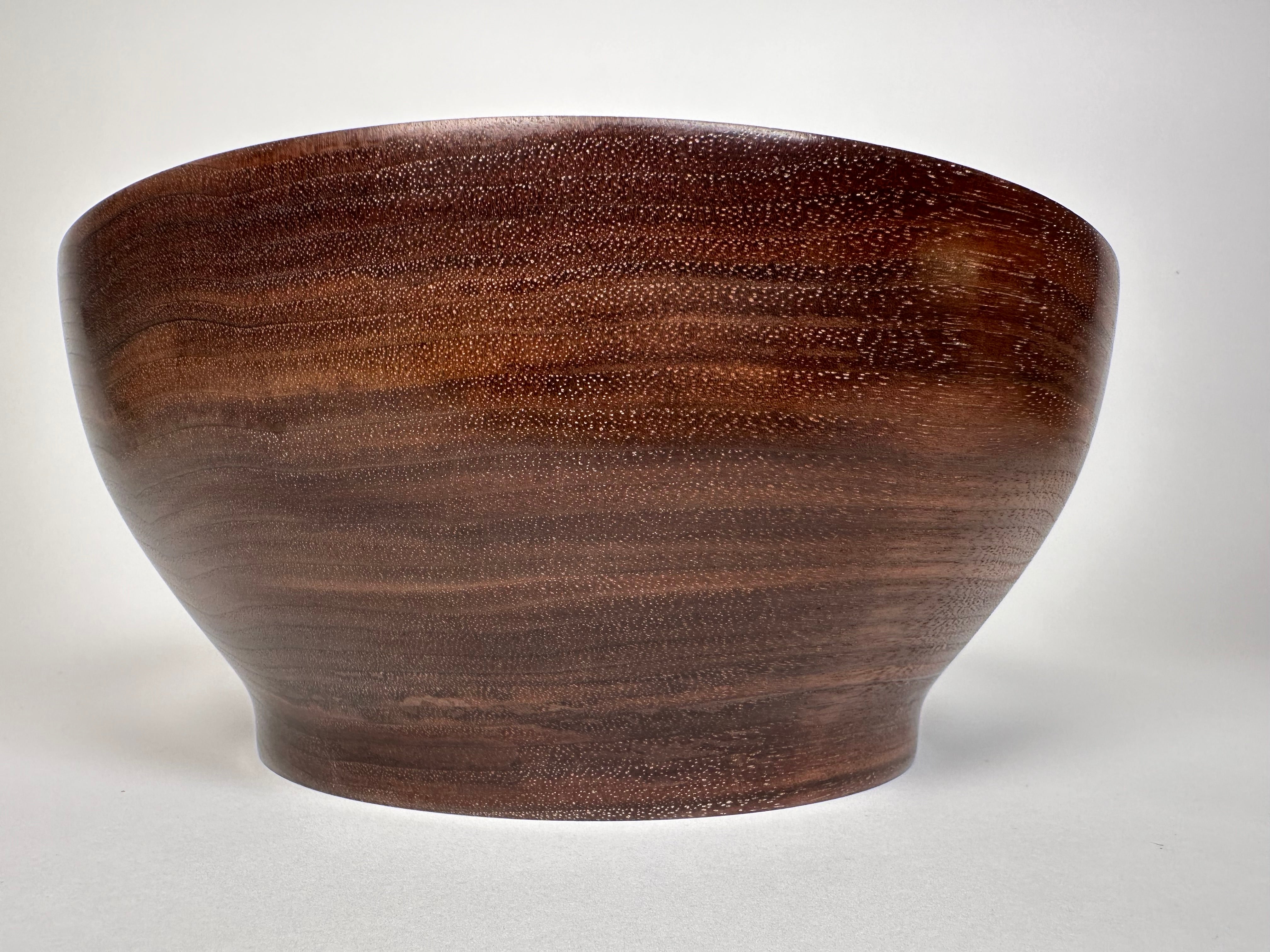 9” Black Walnut Bowl - Side View
