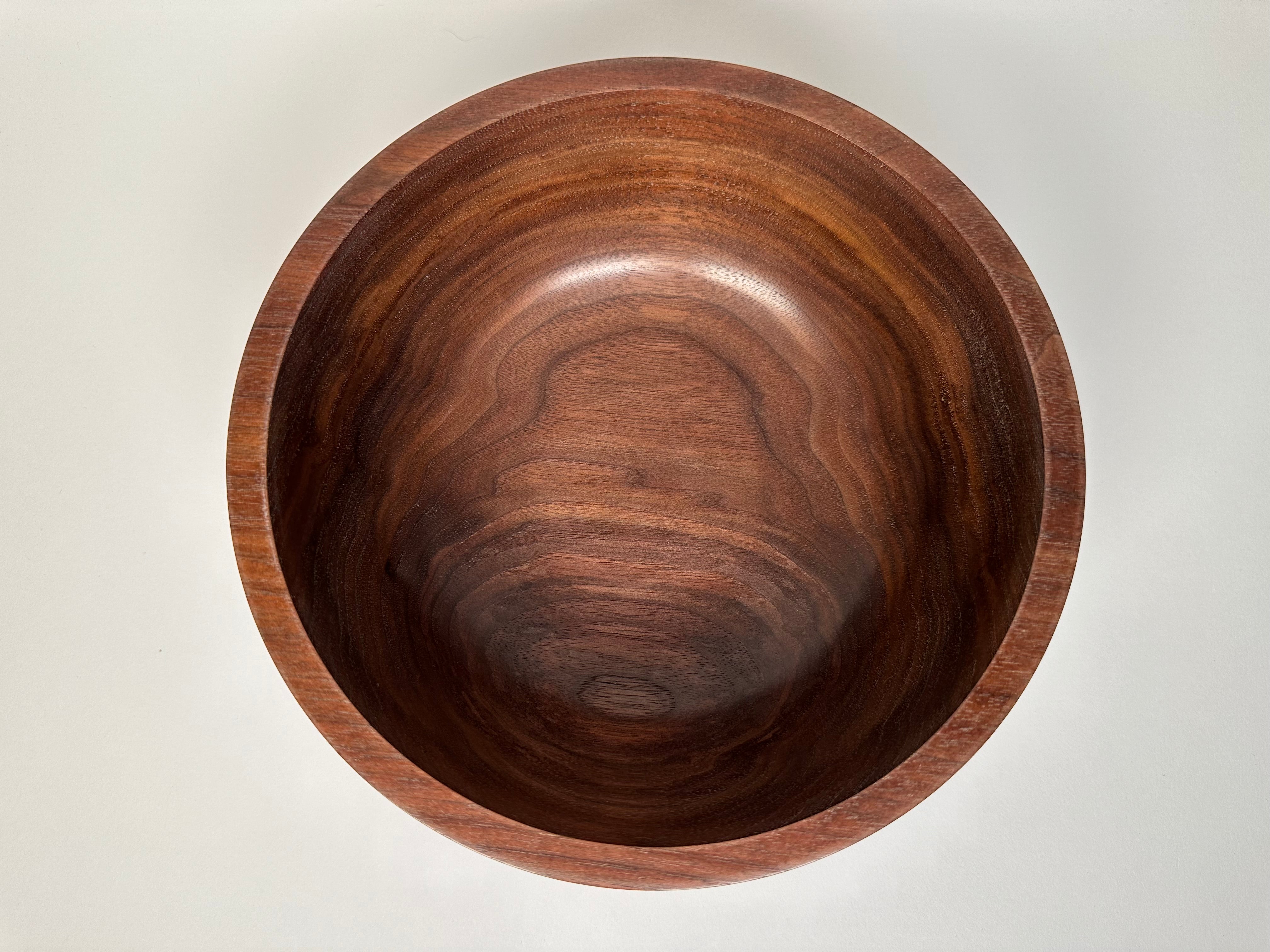 9” Black Walnut Bowl - Top View