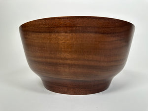 8” Black Walnut Bowl - Side View