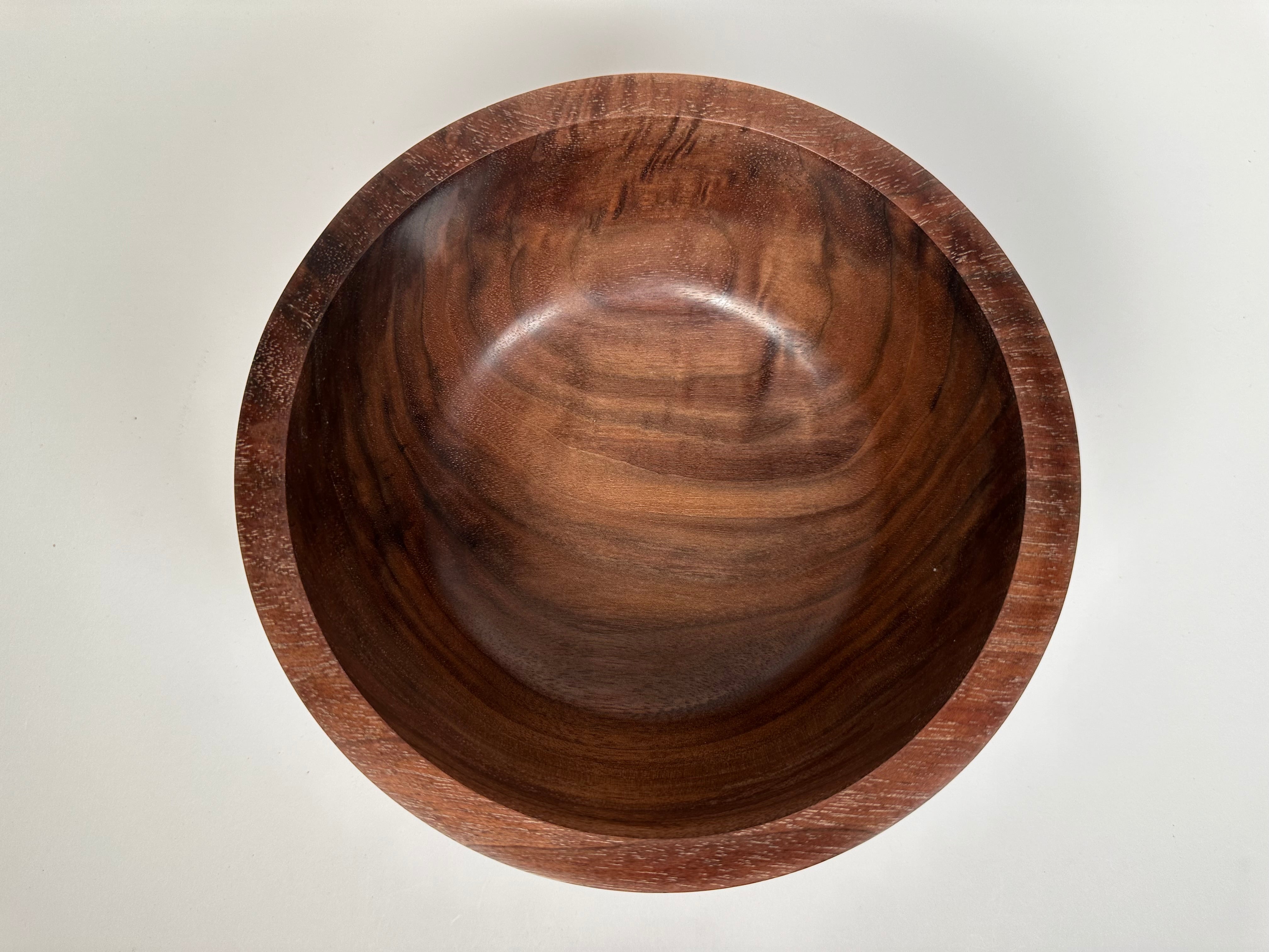 8” Black Walnut Bowl - Top View