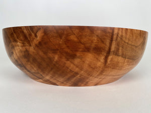 10” Spalted Flame Maple Bowl - Side View