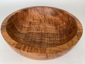 10” Spalted Flame Maple Bowl - Top/Side View