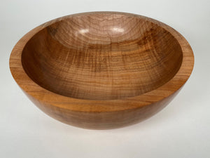 11” Flame Maple (HF) Bowl - Top/Side View