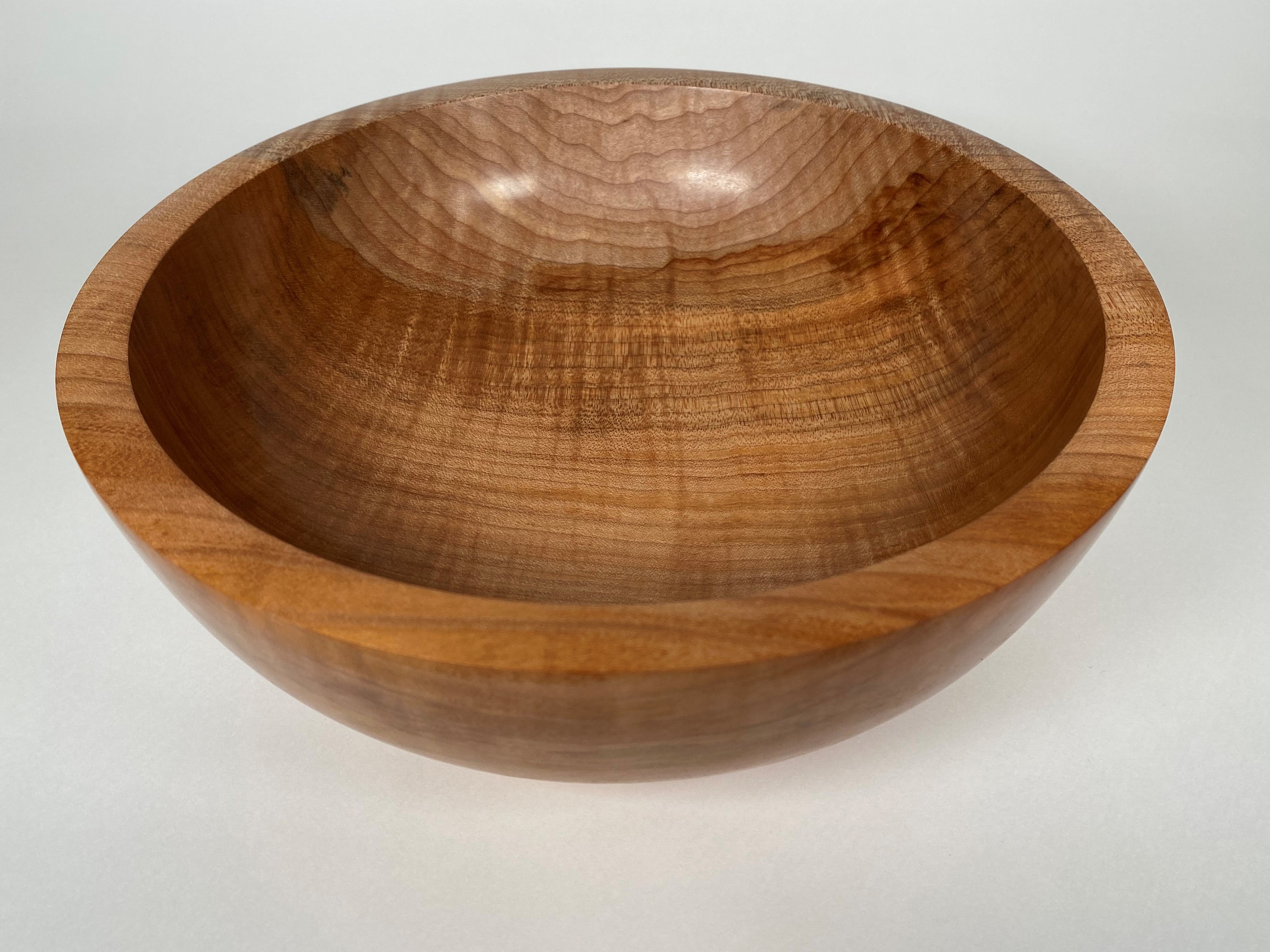 11” Flame Maple (HF) Bowl - Top/Side View