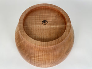 10” Spalted Flame Maple - Bottom View