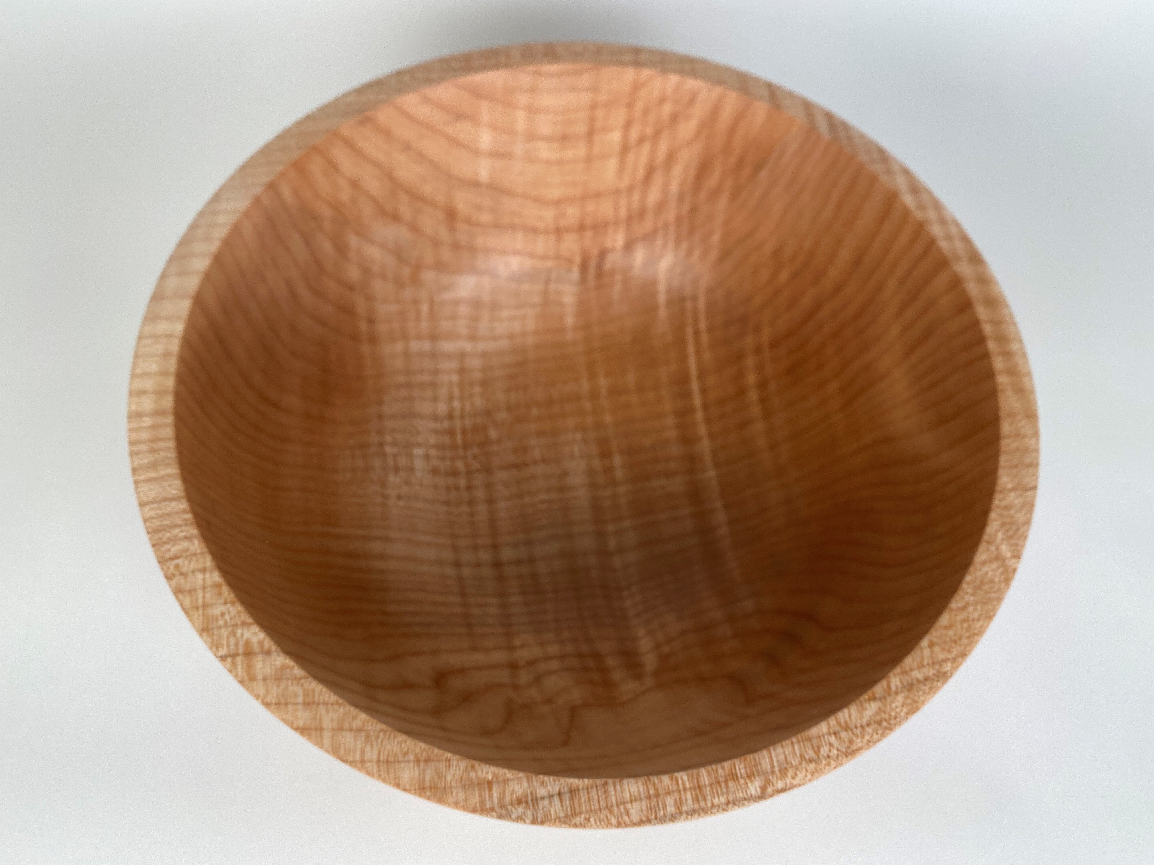 10” Spalted Flame Maple - Top View