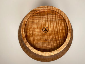 10” Spalted Flame Maple (MA) Bowl - Bottom View