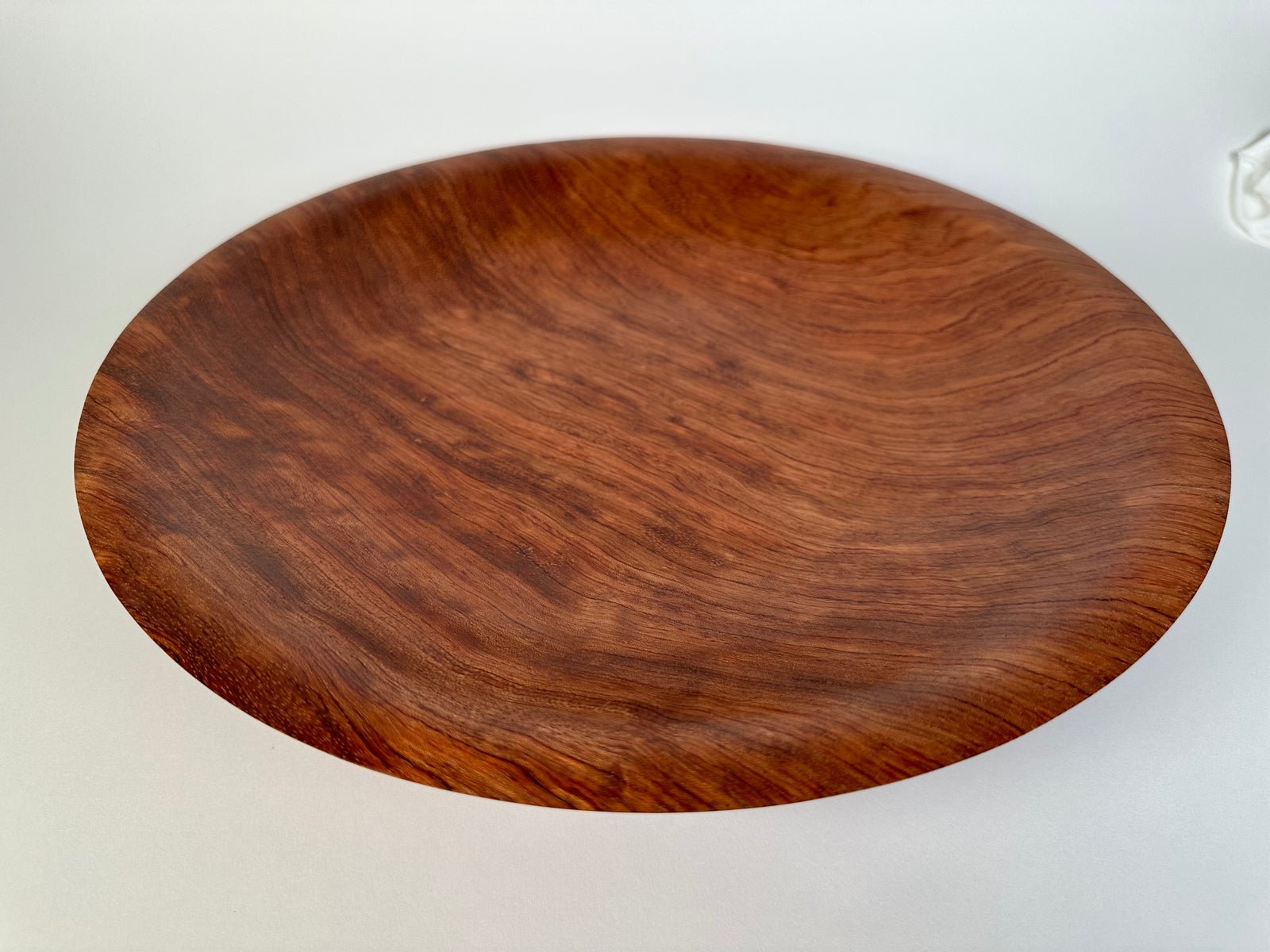 15” Figured Bubinga Bowl - Top/Side View