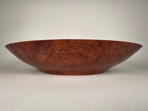 Figured Bubinga Bowl — 14″ African Rosewood Signature Edition