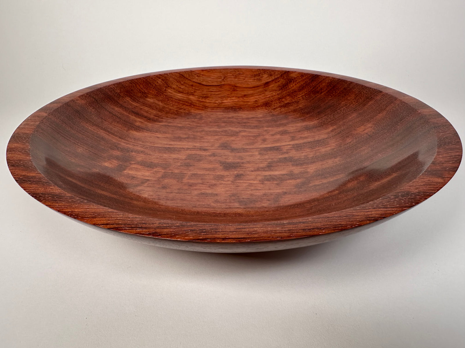 12” Figured Bubinga Bowl - Top/Side View