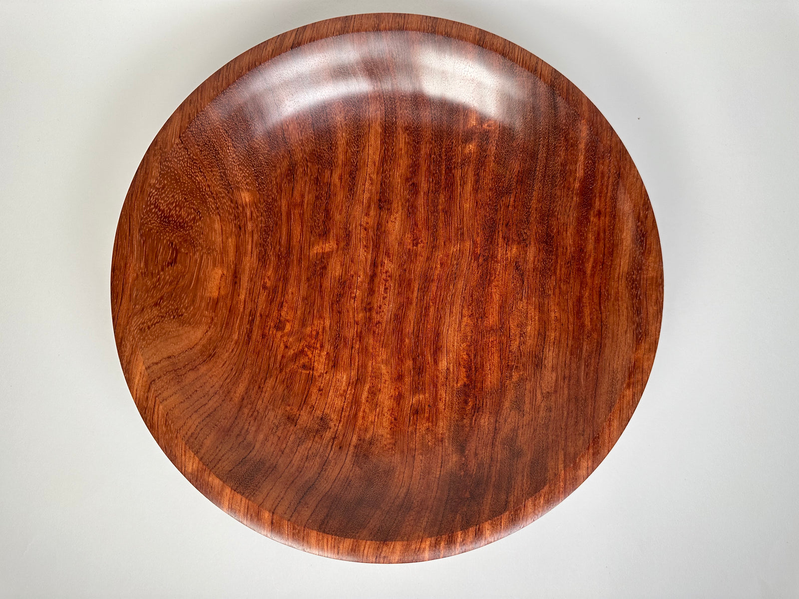 12” Figured Bubinga - Top/Side View