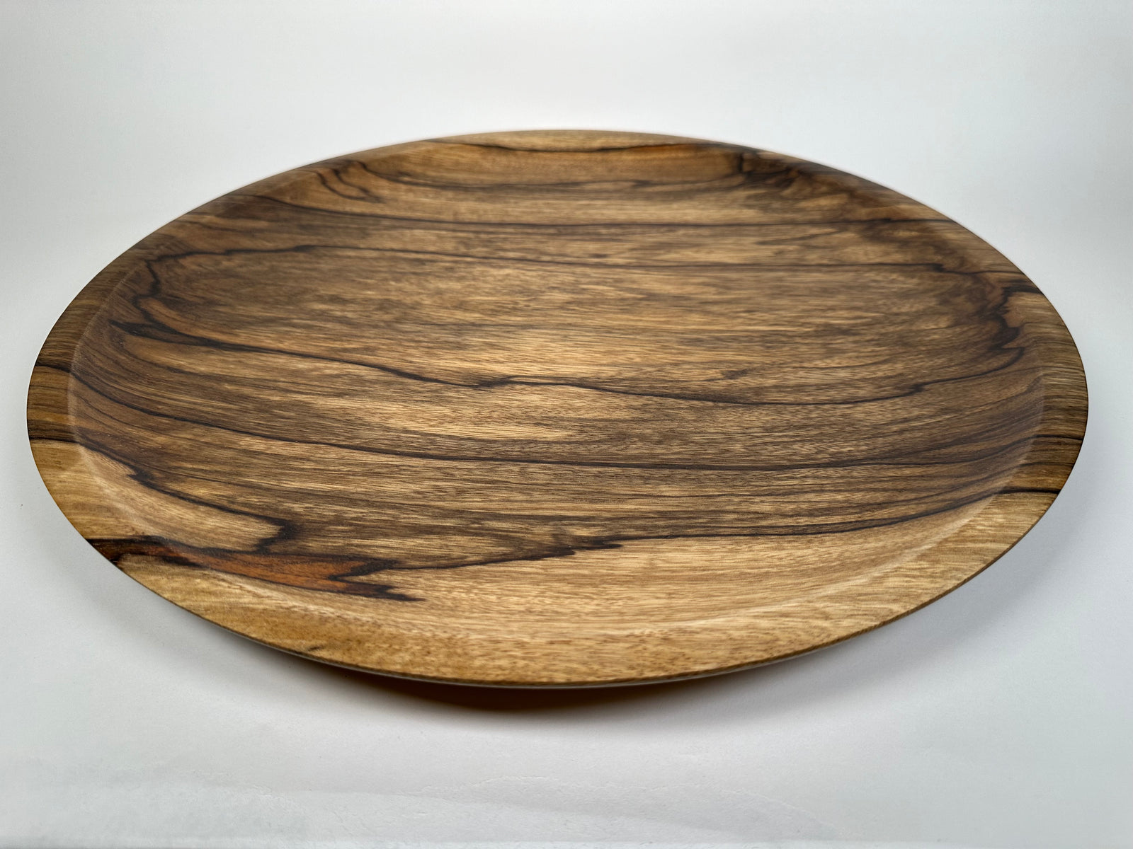 20” Black Limba Bowl - Top/Side View
