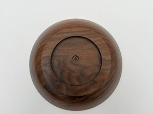 Black Walnut Bowl — 12″ Shadow Framed Edition