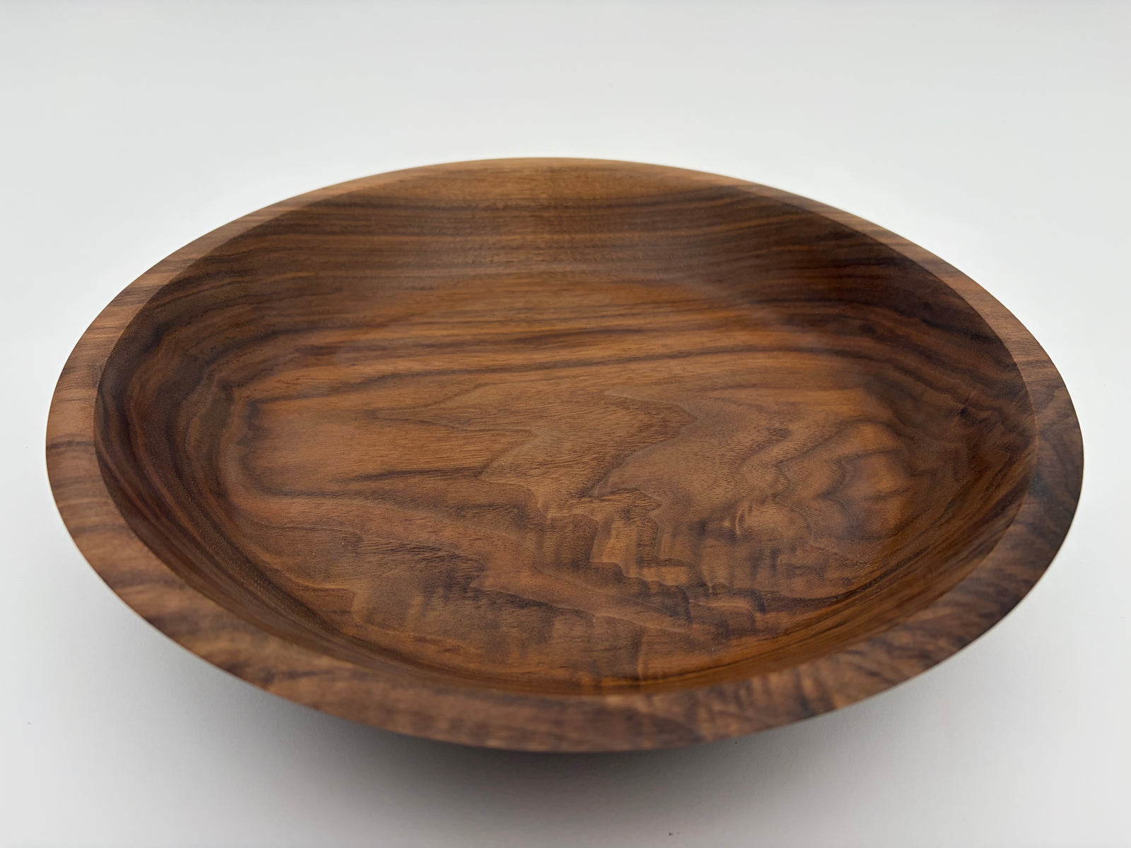 Black Walnut Bowl — 12″ Shadow Framed Edition