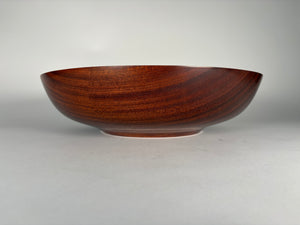 Sapele Bowl — 15″ Golden Veil Edition