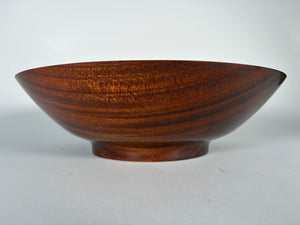 Sapele Bowl — 13″ Bronze Current Edition