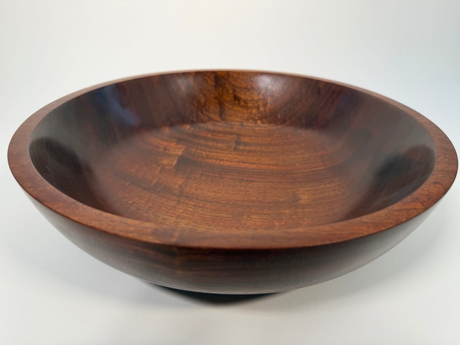Sapele Bowl — 14″ Golden Radiance Edition