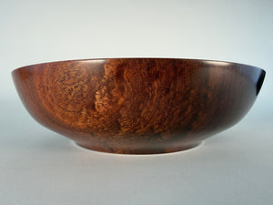 Sapele Bowl — 14″ Golden Radiance Edition