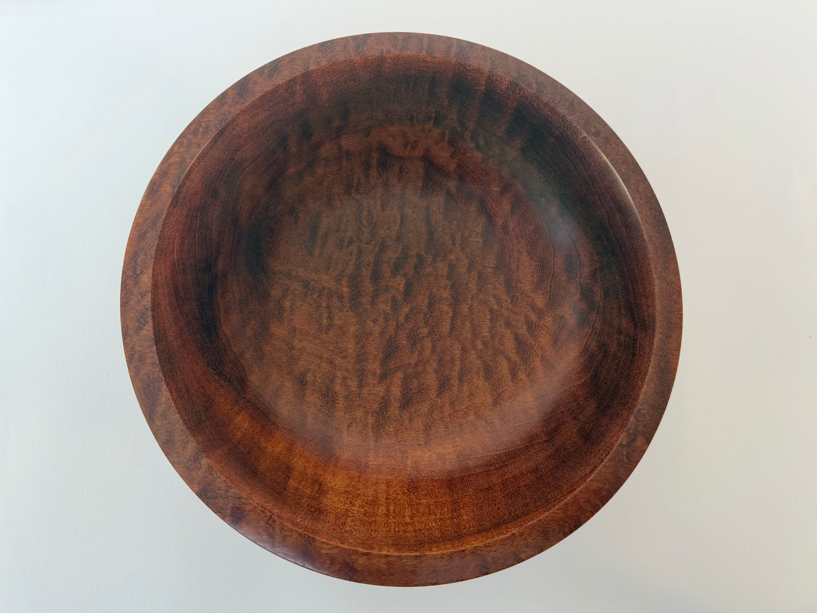 Pomelle Sapele Bowl — 11″ Master Grade Quilted Edition