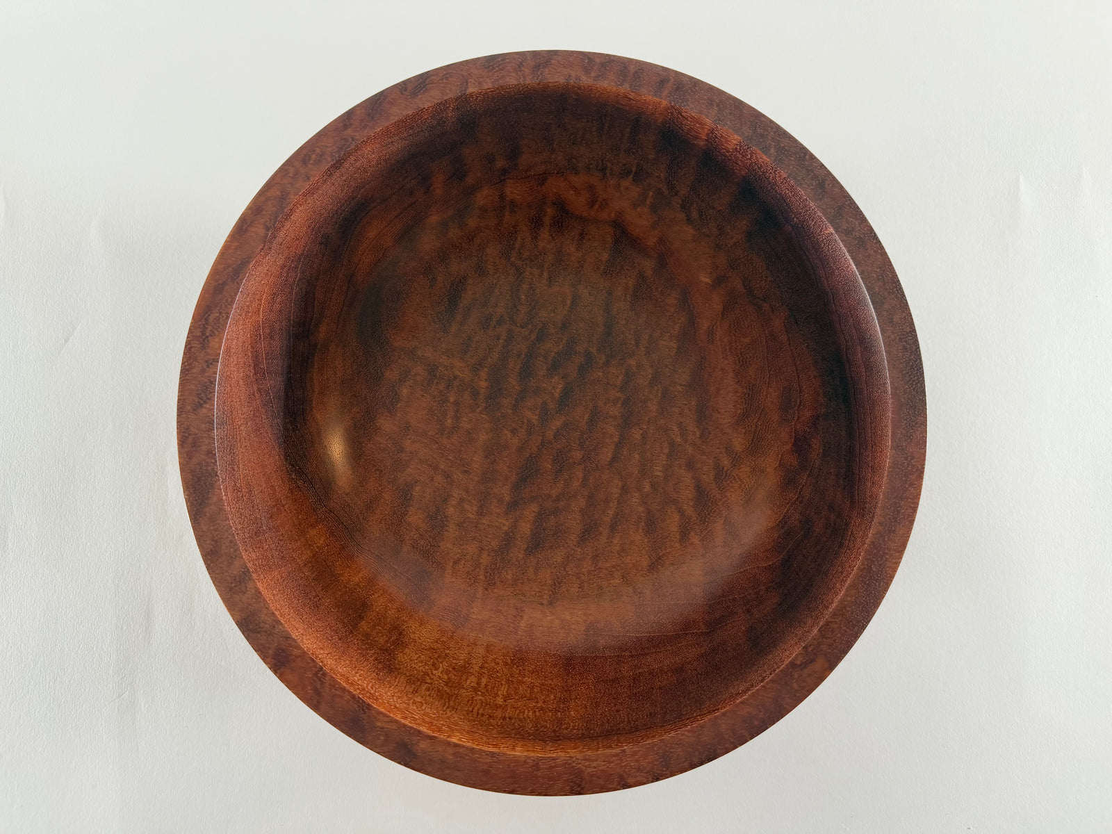 Pomelle Sapele Bowl — 11″ Master Grade Quilted Edition