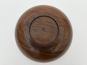 Black Walnut Bowl — 14″ Quiet Horizons Edition