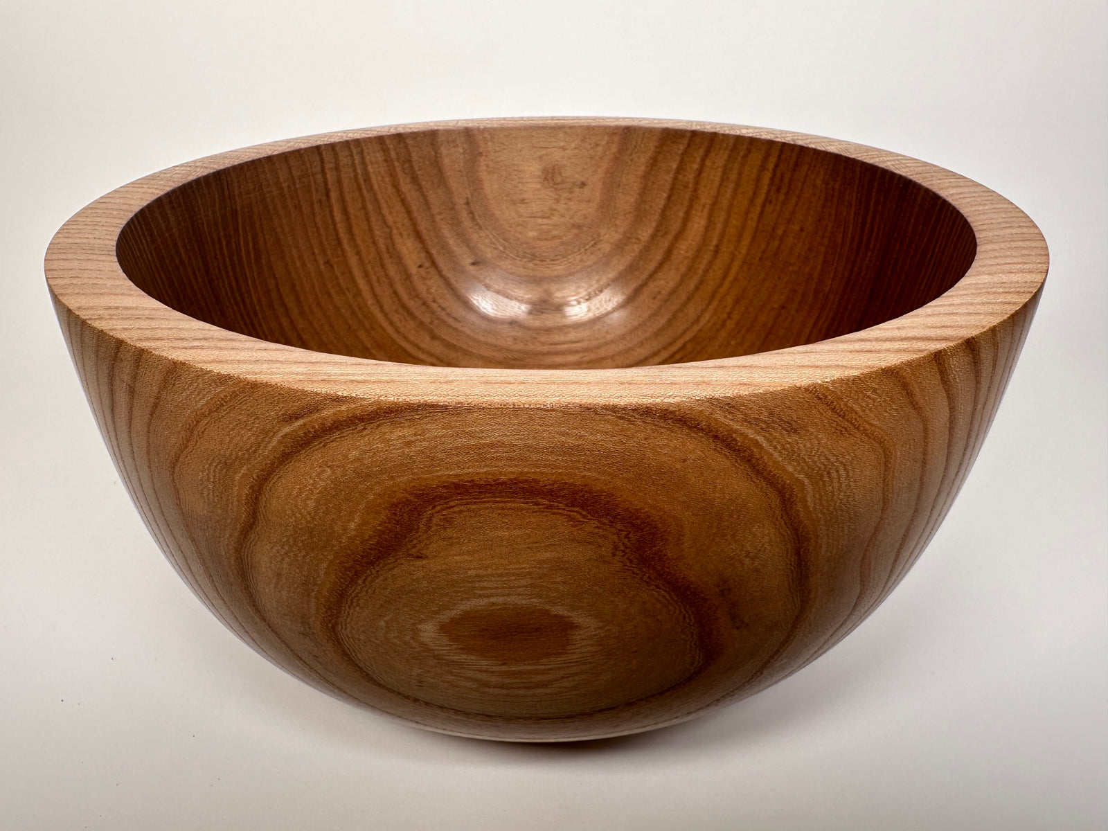 11” American Elm Bowl - Top/Side View
