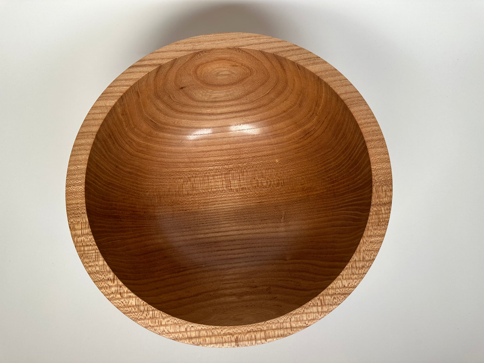 11” American Elm Bowl - Top/Side View