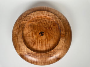 Spalted Flame Maple Bowl (Highly Figured) 10”